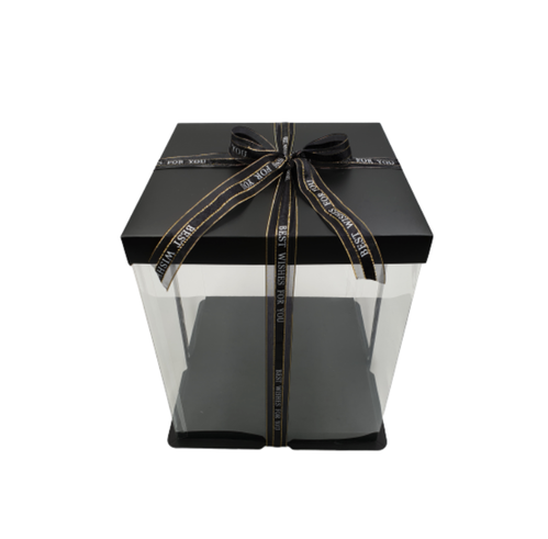 CAJA PARA TARTA DELUXE NEGRA - 43 X 45 CM