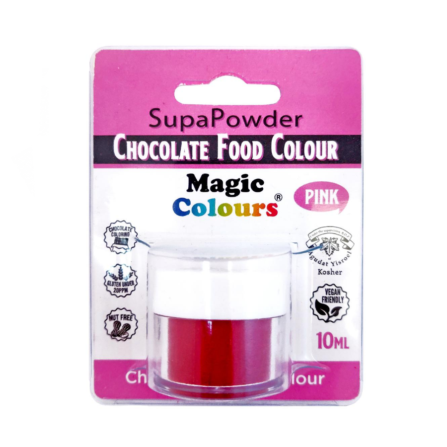 Colorante Alimentario Liposoluble Chocolates Rosa Sin Gluten