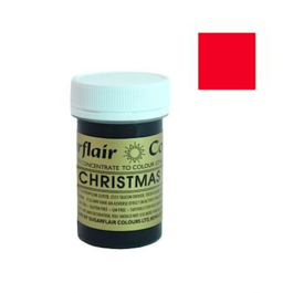 COLORANTE EN PASTA ESPECTRAL SUGARFLAIR - CHRISTMAS RED / ROJO NAVIDAD 25 G