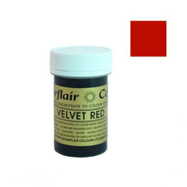 COLORANTE EN PASTA ESPECTRAL SUGARFLAIR VELVET RED - ROJO TERCIOPELO 25 G