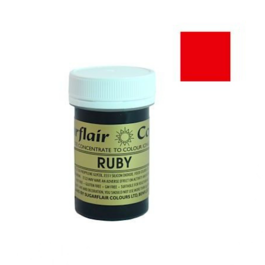 COLORANTE EN PASTA ESPECTRAL SUGARFLAIR - RUBY / ROJO RUBI 25 G