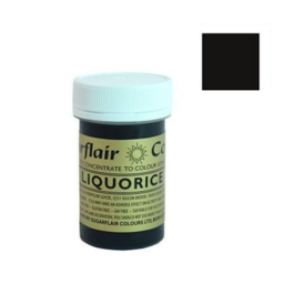 COLORANTE EN PASTA ESPECTRAL SUGARFLAIR - LIQUORICE / REGALIZ 25 G