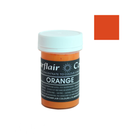 COLORANTE EN PASTA PASTEL SUGARFLAIR - ORANGE / NARANJA 25 G