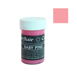 COLORANTE EN PASTA PASTEL SUGARFLAIR - BABY PINK / ROSA BEBE 25 G