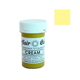 COLORANTE EN PASTA TARTRANIL SUGARFLAIR - CREAM / CREMA 25 G