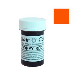 COLORANTE EN PASTA TARTRANIL SUGARFLAIR - POPPY RED / ROJO AMAPOLA 25 G