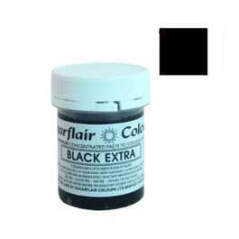 COLORANTE EN PASTA SUGARFLAIR - BLACK EXTRA / NEGRO EXTRA 42 G