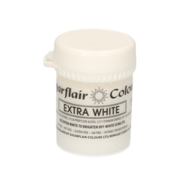 COLORANTE EN PASTA SUGARFLAIR - EXTRA WHITE / BLANCO EXTRA 50 G