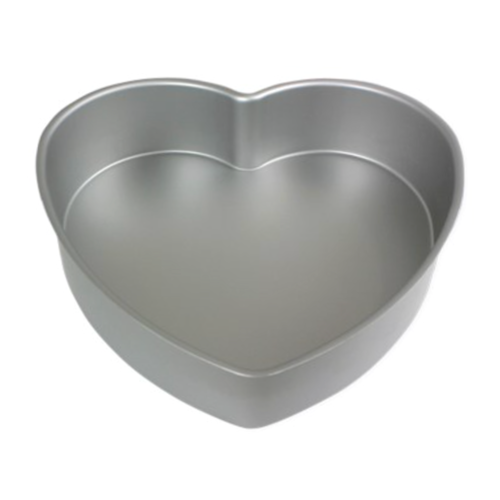 MOLDE DE ALUMINIO ANODIZADO CORAZON PME -  25,4 CM / H 7,6 CM