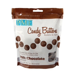 CANDY BUTTONS PME - MILK CHOC / CHOCOLATE CON LECHE