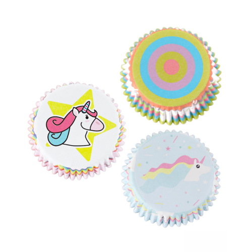 SET CAPSULAS CUPCAKE PME - UNICORNIO