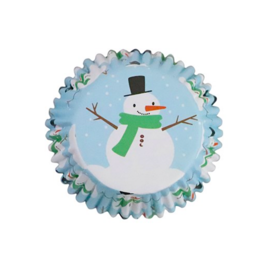 CAPSULAS CUPCAKES PME - MUECO DE NIEVE