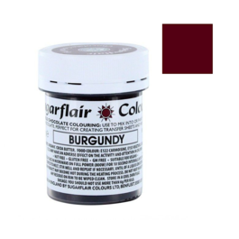 COLORANTE PARA CHOCOLATE SUGARFLAIR - BURGUNDY / BURDEOS 35 G