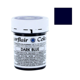 COLORANTE PARA CHOCOLATE SUGARFLAIR - DARK BLUE / AZUL OSCURO 35 G