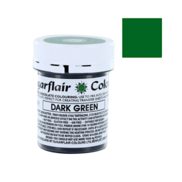 COLORANTE PARA CHOCOLATE SUGARFLAIR - DARK GREEN / VERDE OSCURO 35 G