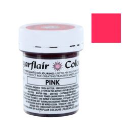 COLORANTE PARA CHOCOLATE SUGARFLAIR - PINK / ROSA 35 G