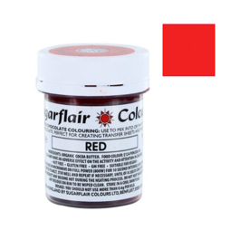 COLORANTE PARA CHOCOLATE SUGARFLAIR - RED / ROJO 35 G