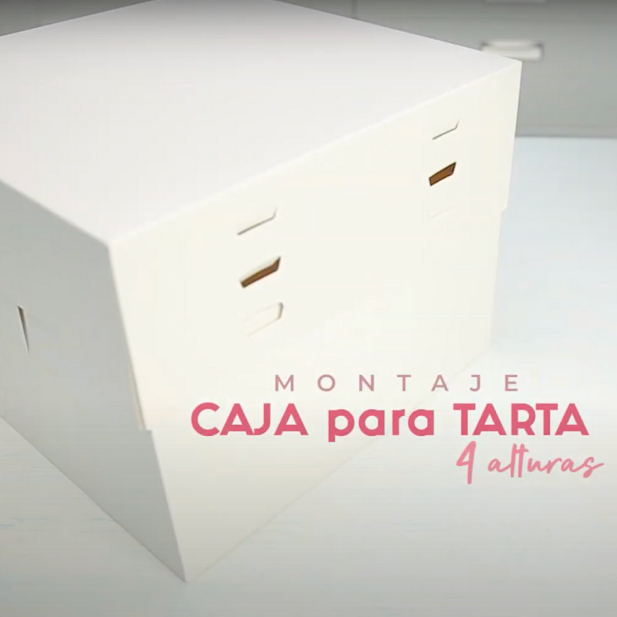 CAJA PARA TARTA 4 ALTURAS AJUSTABLES - 20 CM