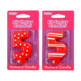 SET VELAS CUMPLEAOS CULPITT - NUMERO 5