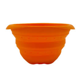 COLADOR SILICONA PLEGABLE PAVONI - NARANJA 14 CM