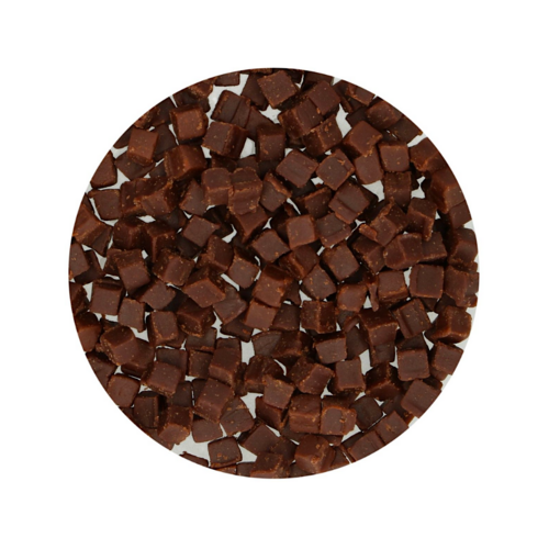 [P. CADUC.] CUBOS DE CHOCOLATE COMESTIBLES FUNCAKES (MINI FUDGE CHOCO) 65 G