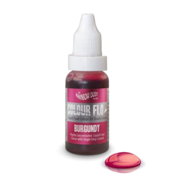 COLORANTE LIQUIDO "FLO" RAINBOW DUST - BURGUNDY / BURDEOS 19 G