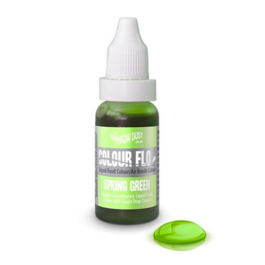 COLORANTE LIQUIDO "FLO" RAINBOW DUST - SPRING GREEN / VERDE PRIMAVERA 19 G