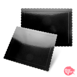 BASE RECTANGULAR NEGRA - 40 X 30 CM / 3 MM GROSOR