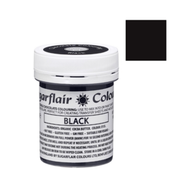 COLORANTE PARA CHOCOLATE SUGARFLAIR - BLACK / NEGRO 35 G