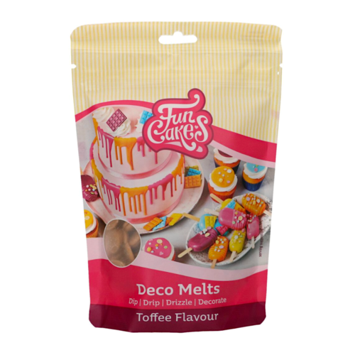 DECO MELTS FUNCAKES SABOR TOFFEE 250 G