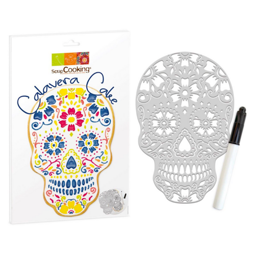 PLANTILLAS PARA TARTAS SCRAPCOOKING - CALAVERA