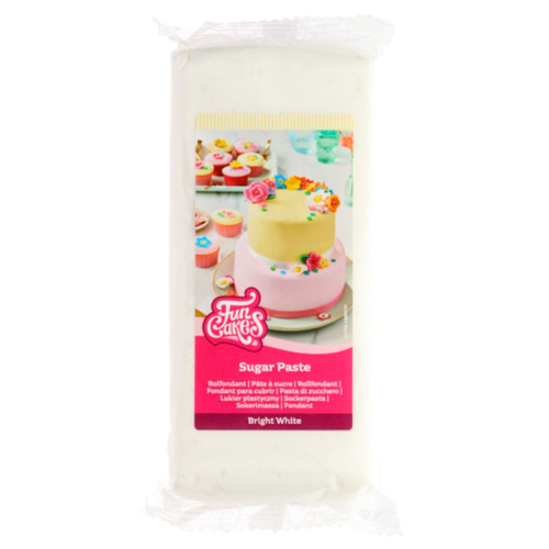 FONDANT DE SABOR FUNCAKES - BLANCO NUBE / MARSHMALLOW 250 G