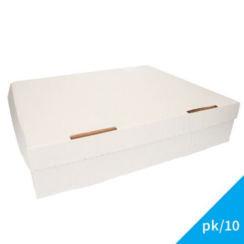 CAJA PARA 24 CUPCAKES BLANCA - FUNCAKES (10 U)