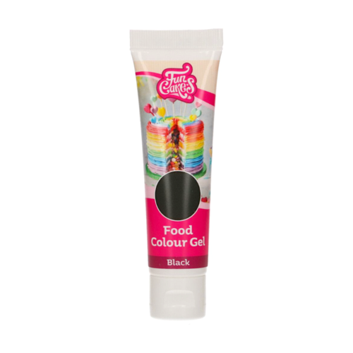 COLORANTE EN GEL DE FUNCAKES - BLACK / NEGRO 30 G