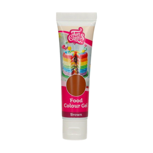 COLORANTE EN GEL DE FUNCAKES - BROWN / MARRON 30 G