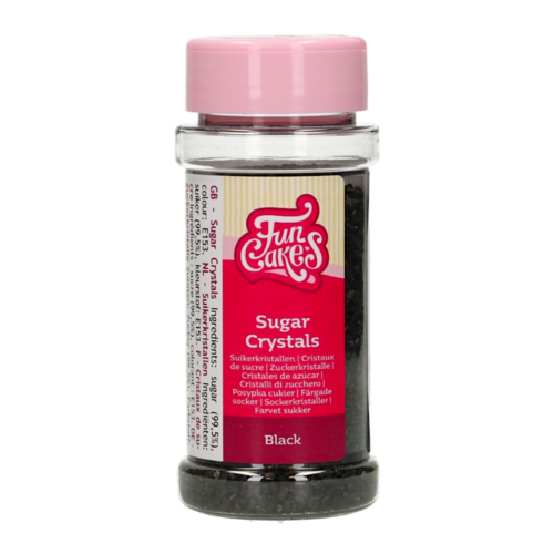 CRISTALES DE AZUCAR FUNCAKES - NEGROS 80 G