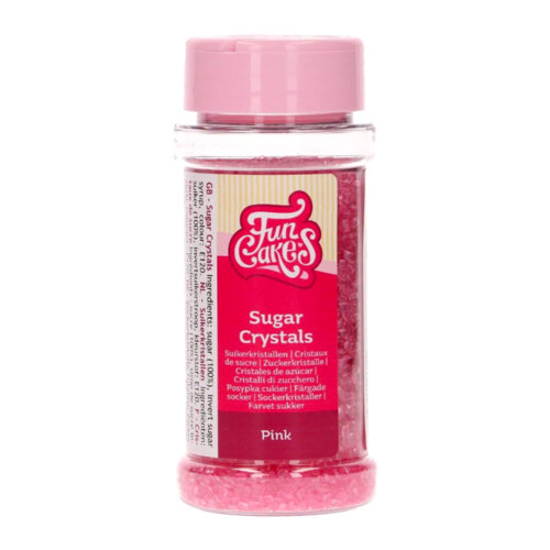 CRISTALES DE AZUCAR FUNCAKES - ROSAS 80 G