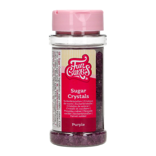 CRISTALES DE AZUCAR FUNCAKES - PURPURAS 80 G