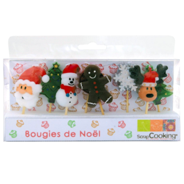 SET VELAS SCRAPCOOKING - NAVIDAD