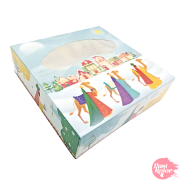 CAJA PARA ROSCON DE REYES MAGOS - 26 X 8 CM