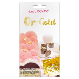 HOJAS DE ORO COMESTIBLES SCRAPCOOKING - 24 K