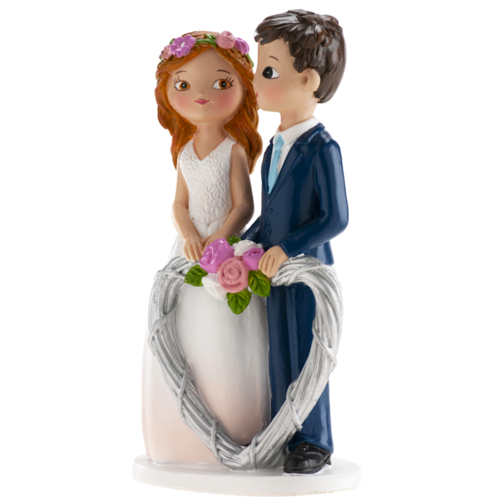 FIGURA PARA TARTA PAREJA CORAZON