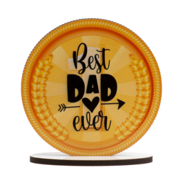 TOPPER PARA TARTA DEKORA - "BEST DAD EVER"