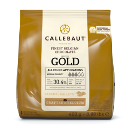 CALLETS DE CHOCOLATE CARAMELIZADO GOLD CALLEBAUT - 400 G
