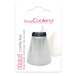 BOQUILLA ACERO INOXIDABLE SCRAPCOOKING - CUADRADA LISA