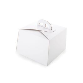 CAJA PARA TARTA BLANCA "RIO" - 20 CM