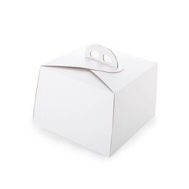 CAJA PARA TARTA BLANCA "RIO" - 24 CM