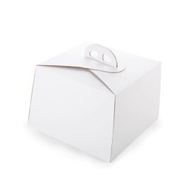 CAJA PARA TARTA BLANCA "RIO" - 26 CM