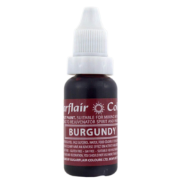 COLORANTE LIQUIDO SUGARFLAIR - BURGUNDY / BURDEOS (14 ML)