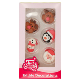 DECORACIONES DE AZUCAR FUNCAKES - NAVIDAD